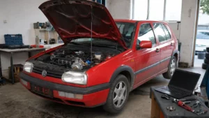 Kontrola instalacji LPG w Volkswagenie Golfie 3